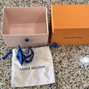 Louis Vuitton Orange and Cream Box Set